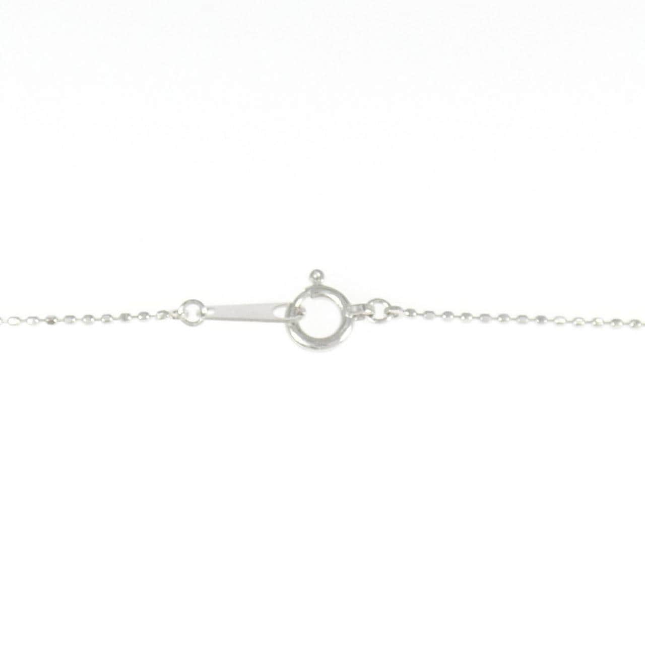 K18WG ルビー ネックレス 0.25CT