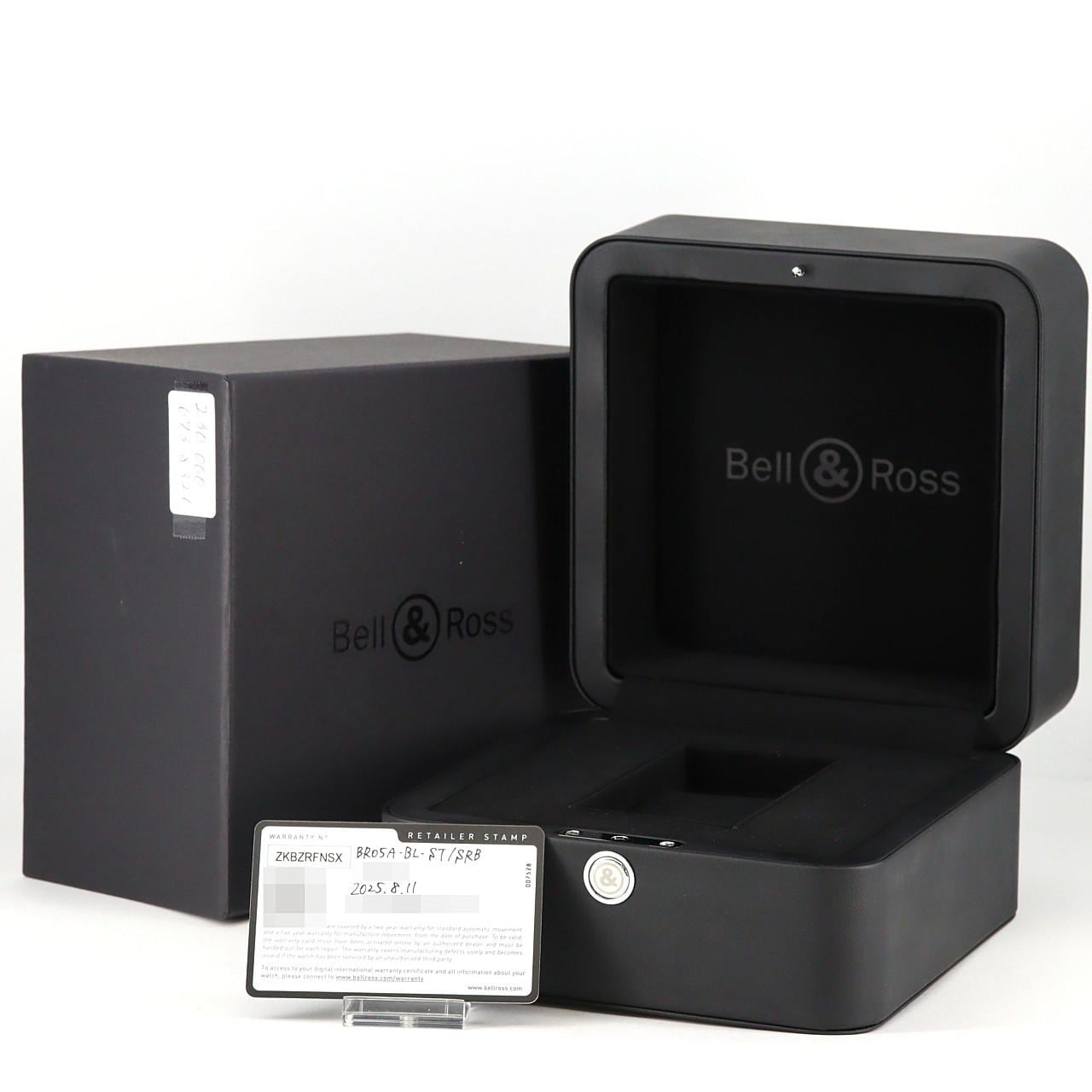 ベル&ロス BR05ブラックスティール BR05A-BL-ST/SRB SS 自動巻