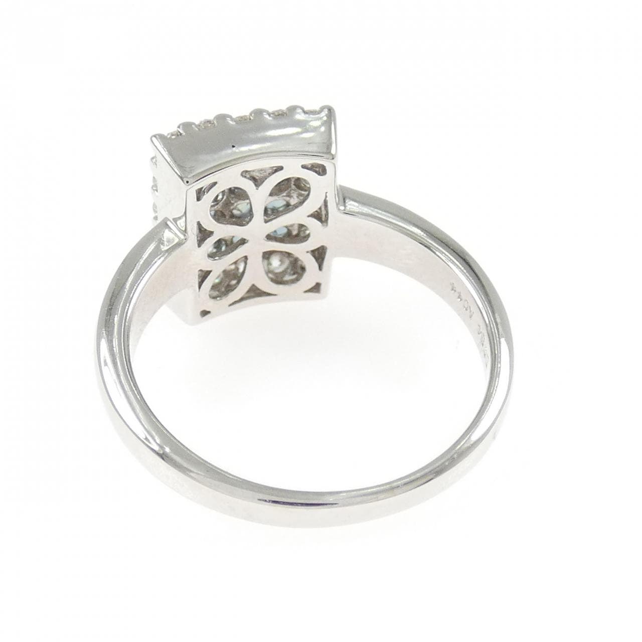 750WG アレキサンドライト リング 0.44CT