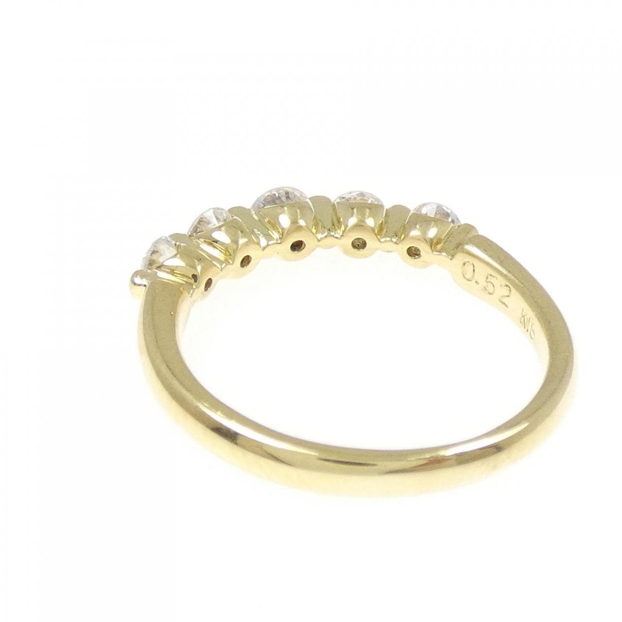 K18YG ダイヤモンド リング 0.52CT