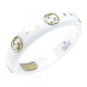 Gucci zirconia/750YG ring