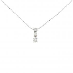 K18WG ダイヤモンド ネックレス 0.20CT