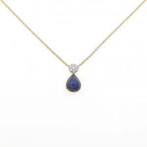 750YG/750WG サファイヤ ネックレス 5.99CT