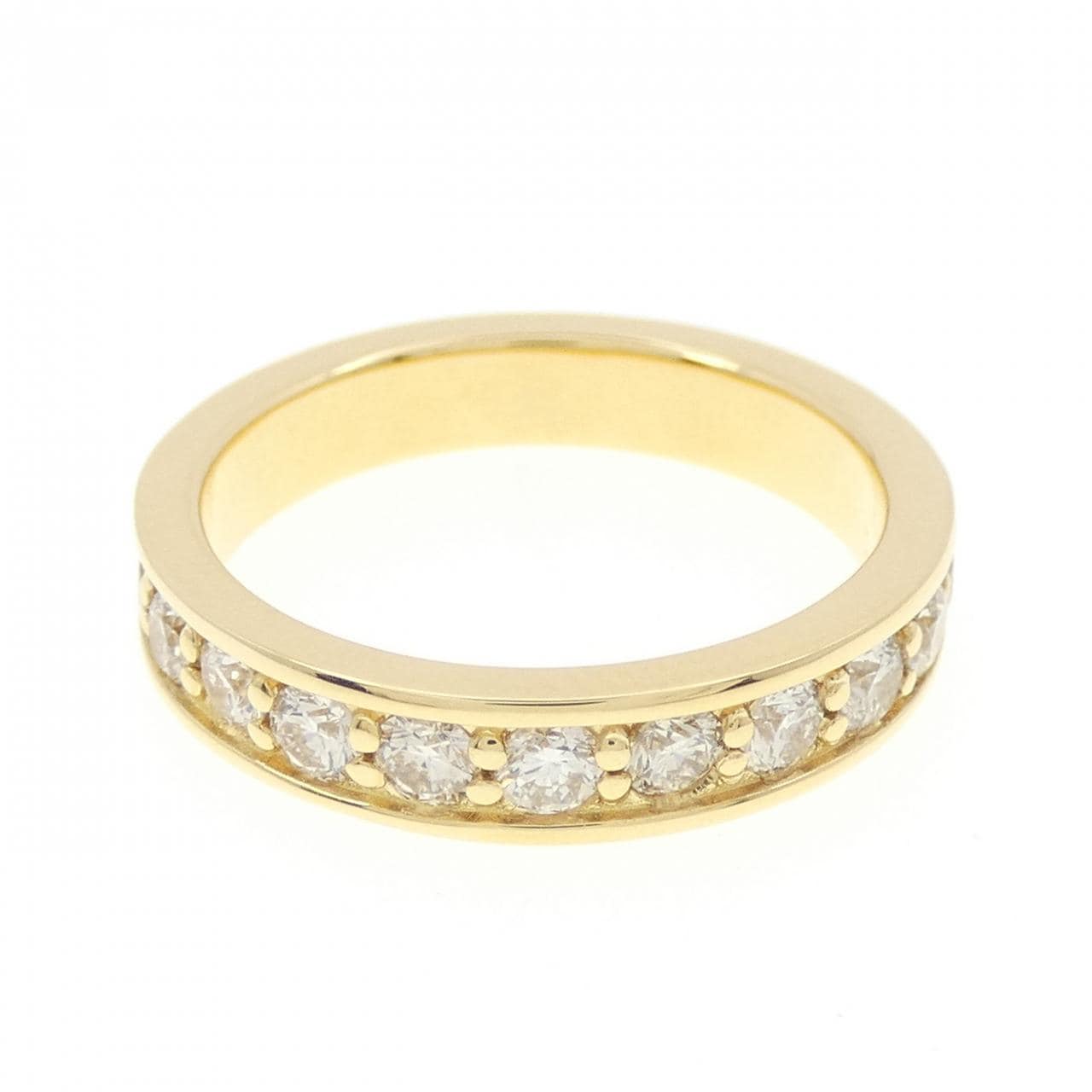 K18YG フルエタニティ ダイヤモンド リング 1.00CT