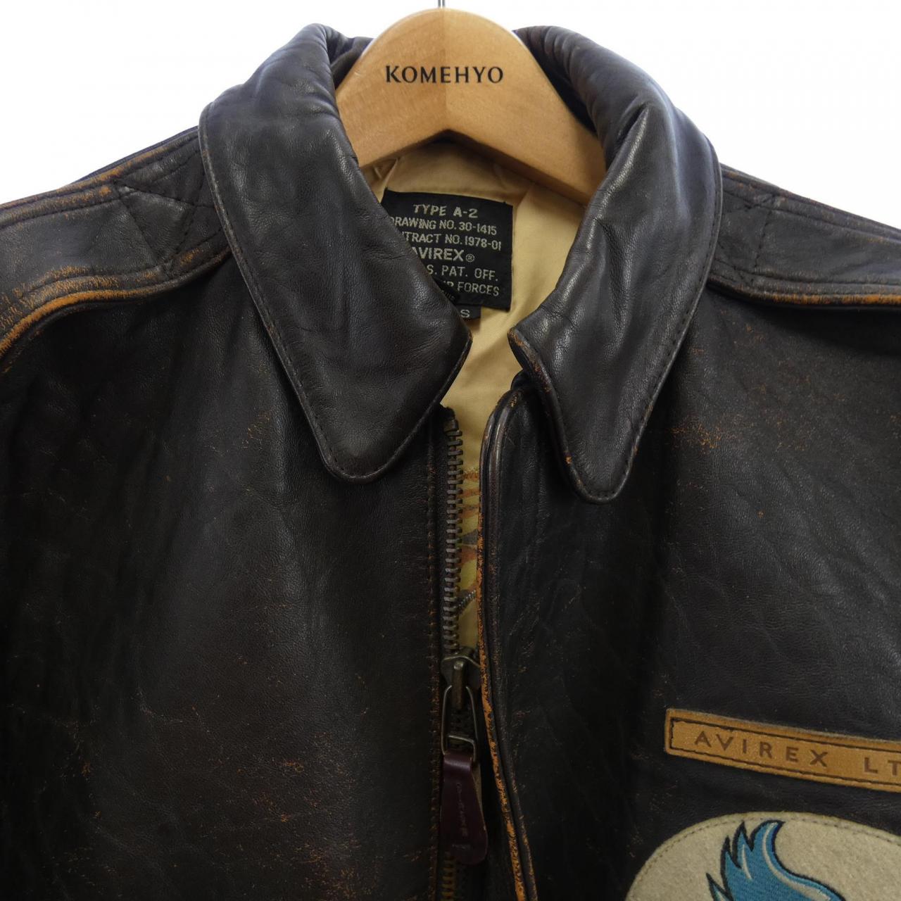 アヴィレックス AVIREX A-2 レザージャケット