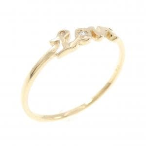 K18YG ダイヤモンド リング