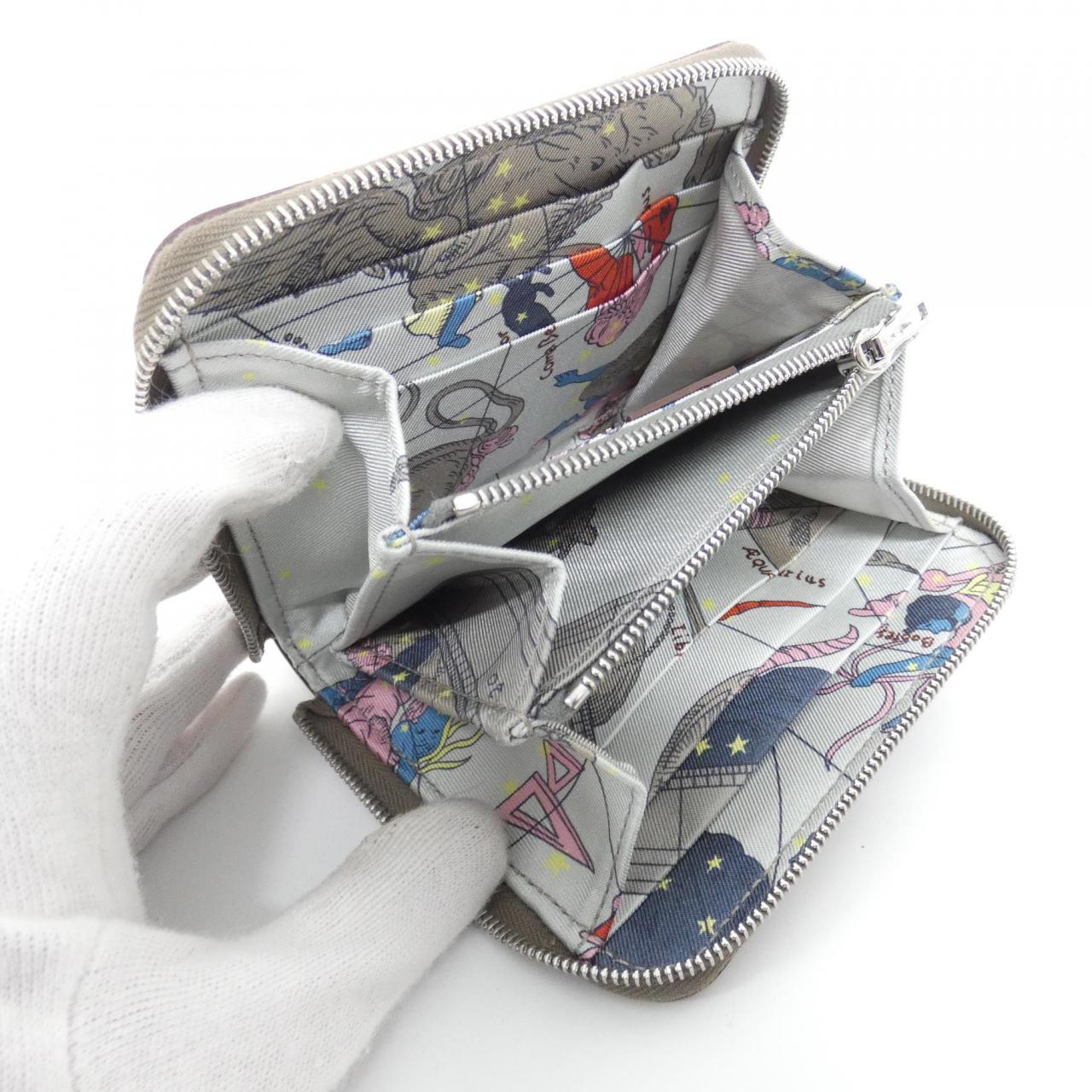 エルメス ZODIAQUE シルク イン コンパクト 087542CK 財布