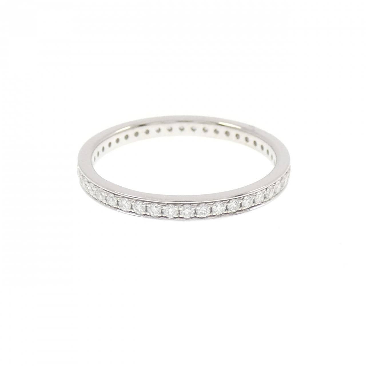 750WG フルエタニティ ダイヤモンド リング 0.35CT