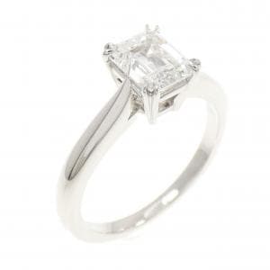 ハリーウィンストン ダイヤモンド リング 1.14CT E VS2 エメラルドカット