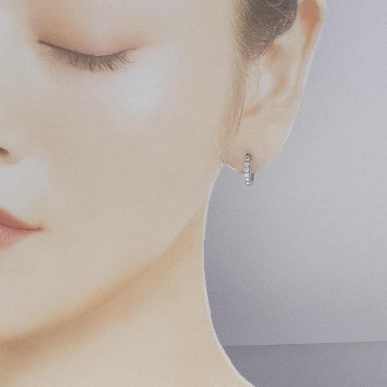 Tasaki Diamond Earrings 0.22CT