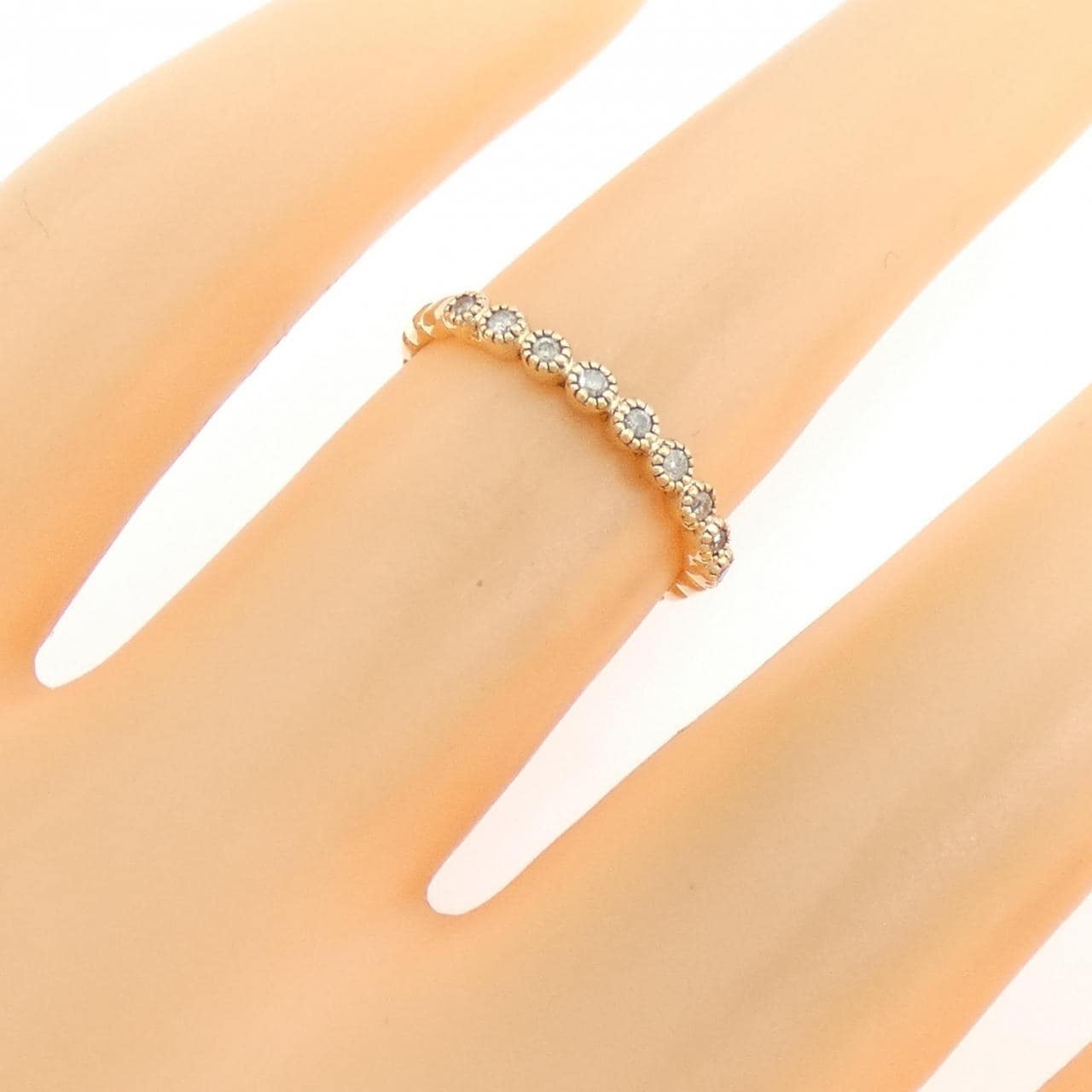 アガット ダイヤモンド リング 0.07CT