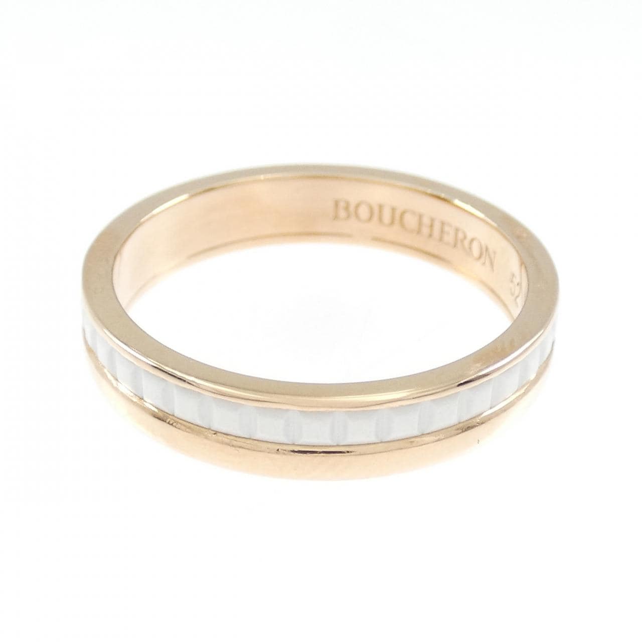 ブシュロン キャトル ホワイト リング