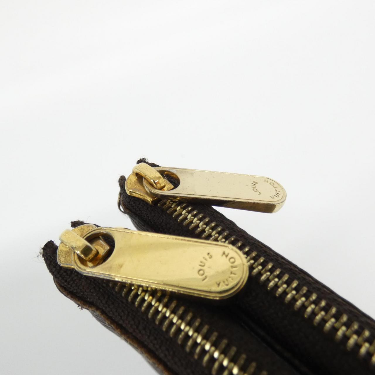 ルイヴィトン モノグラム(フラワー) ポシェット ドゥーブル ジップ M63905 ショルダーバッグ