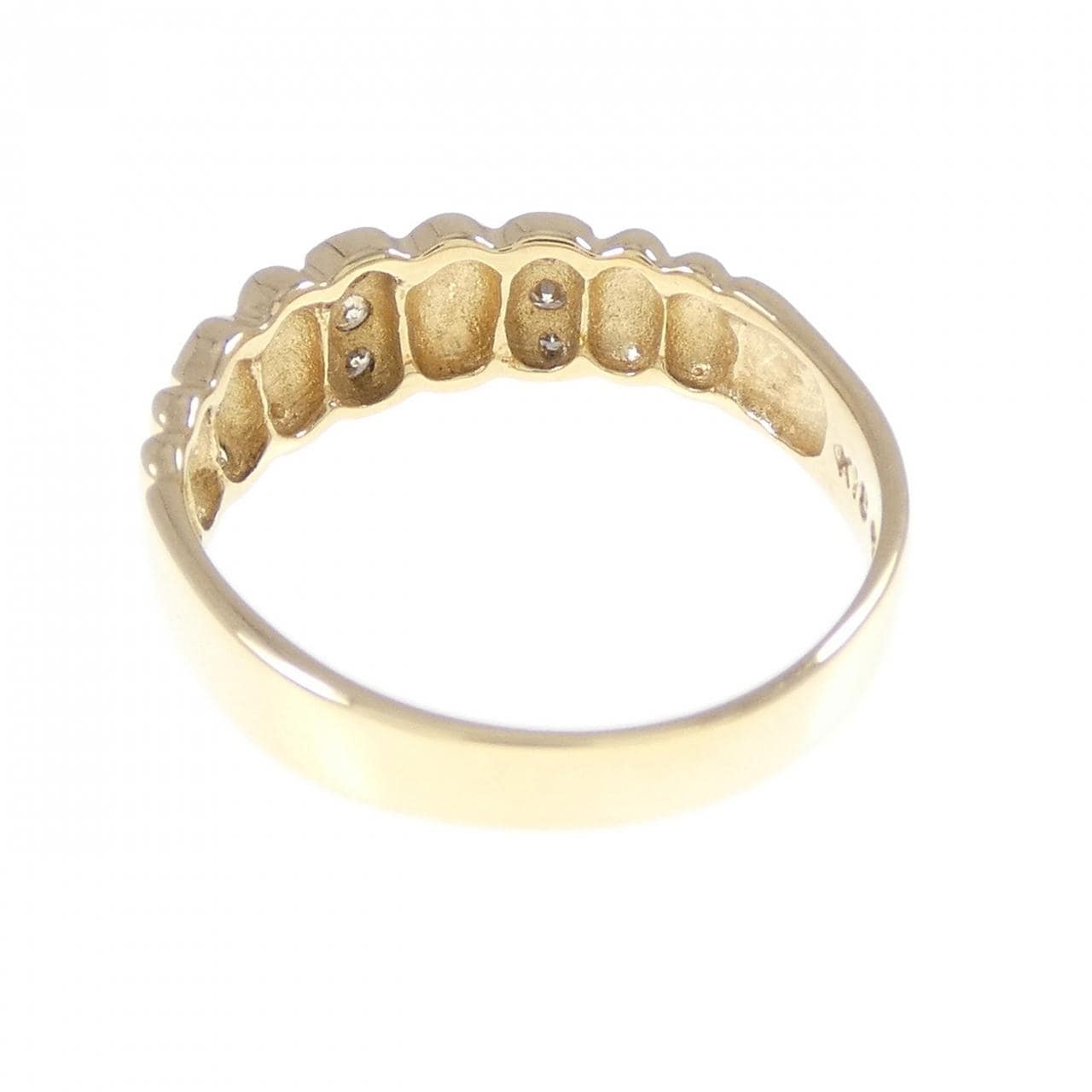K18YG ダイヤモンド リング 0.09CT