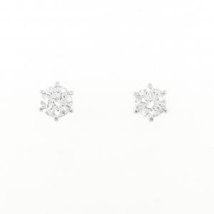 [Remake] PT/ST Diamond earrings 0.405CT 0.424CT D SI1 VG