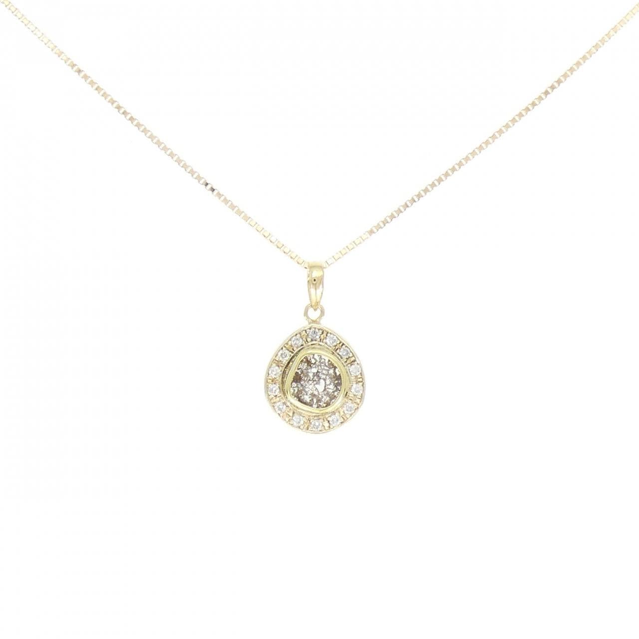 K10YG/K18YG ダイヤモンド ネックレス 0.20CT