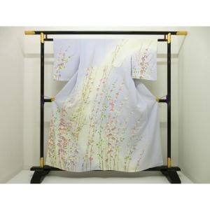 【未使用品】訪問着　友禅加工ボカシ染　Ｓサイズ