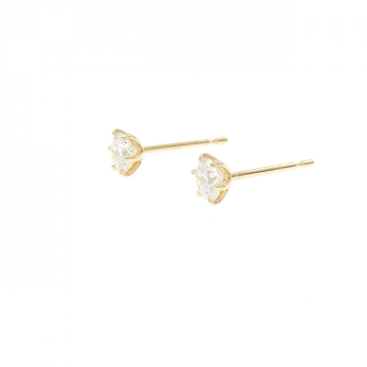 【リメイク】K18YG/ST ダイヤモンド ピアス 0.245CT 0.246CT F-G VS2 VG