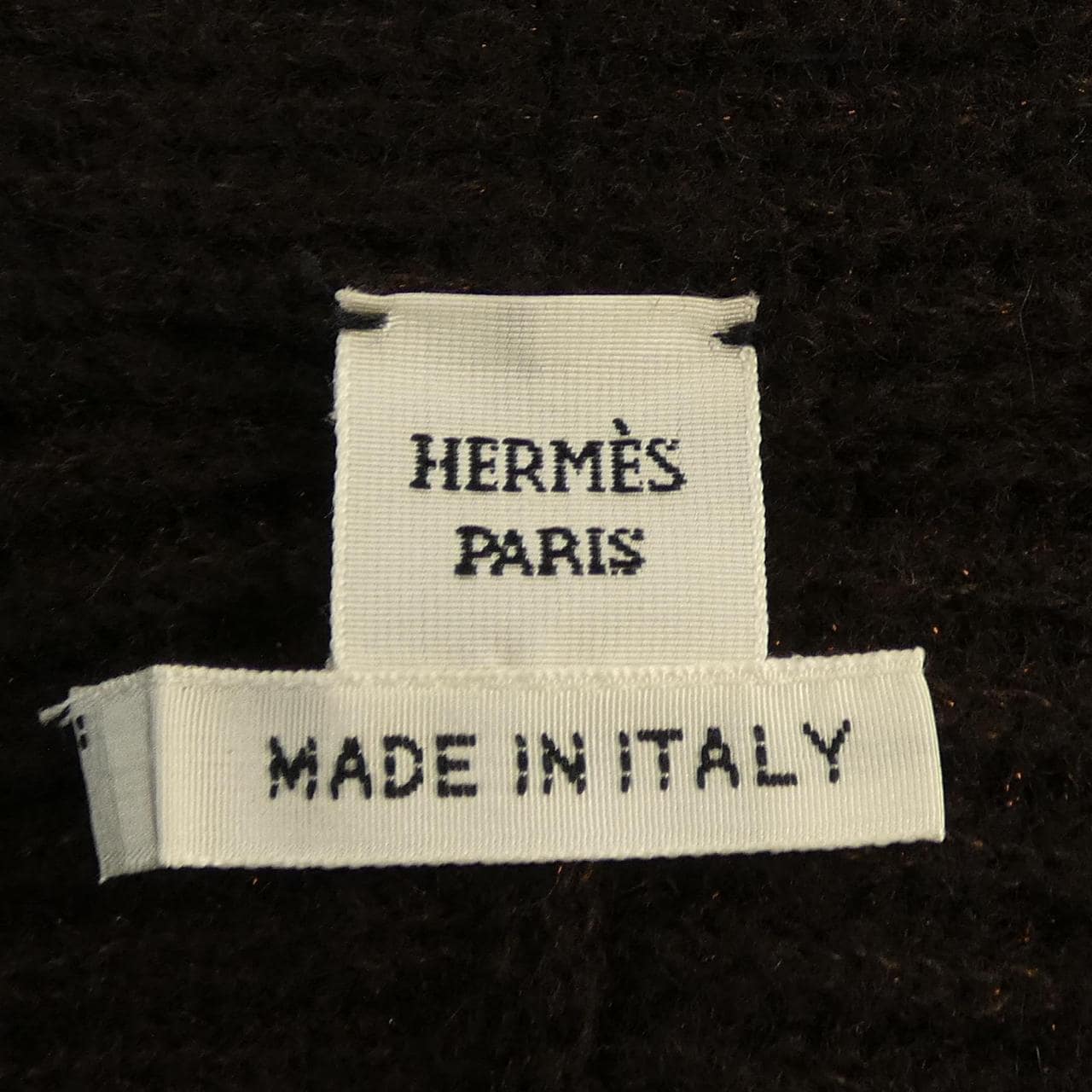 エルメス HERMES LES TAMBOURS FINESSE 3H2840D1 ツイルレーヌ ロングカーディガン