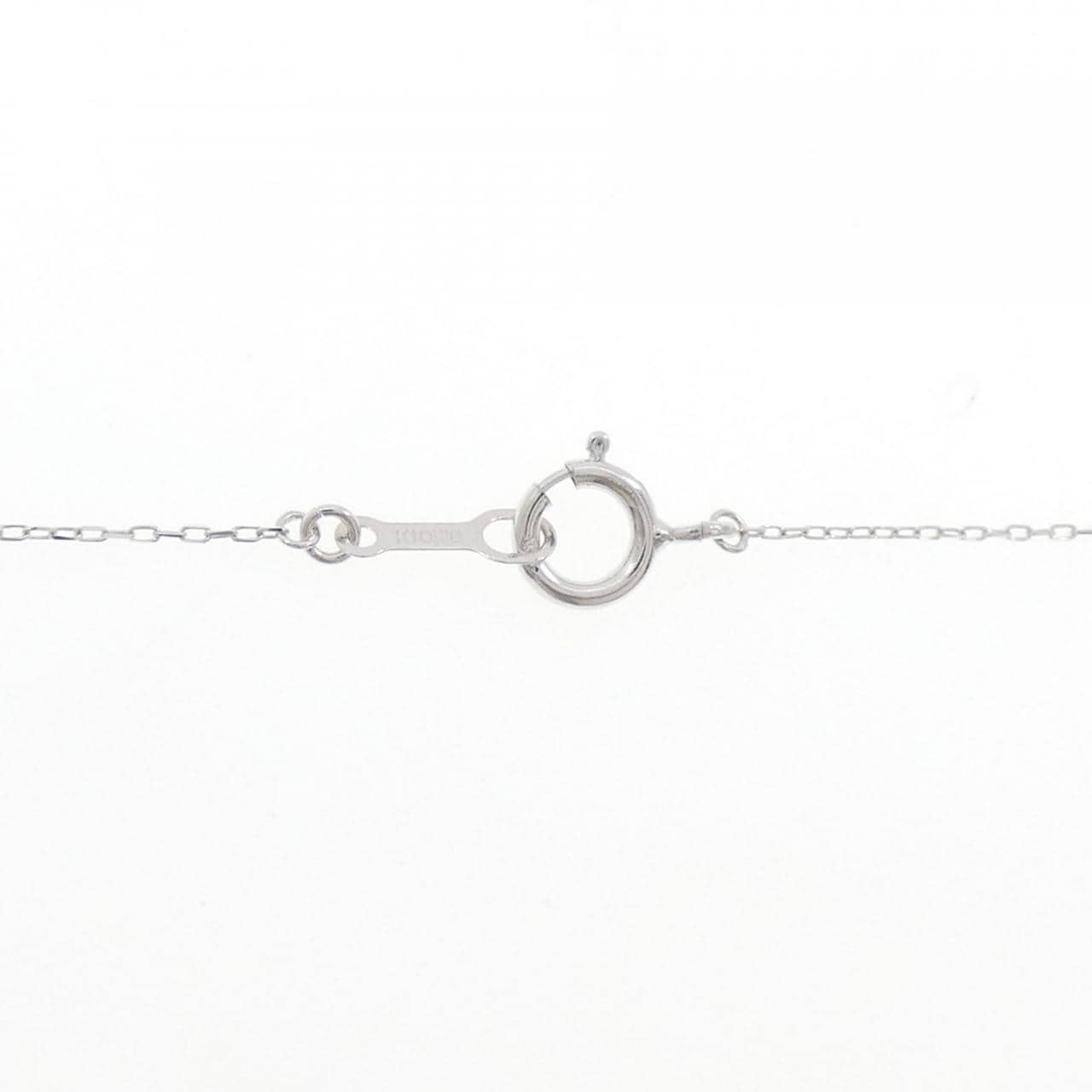 K10WG ダイヤモンド ネックレス 0.08CT