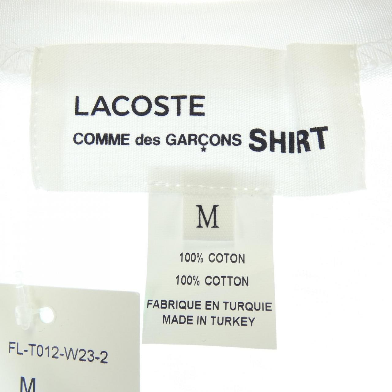 コムデギャルソン COMME des GARCONS FL-T012 LACOSTE Tシャツ