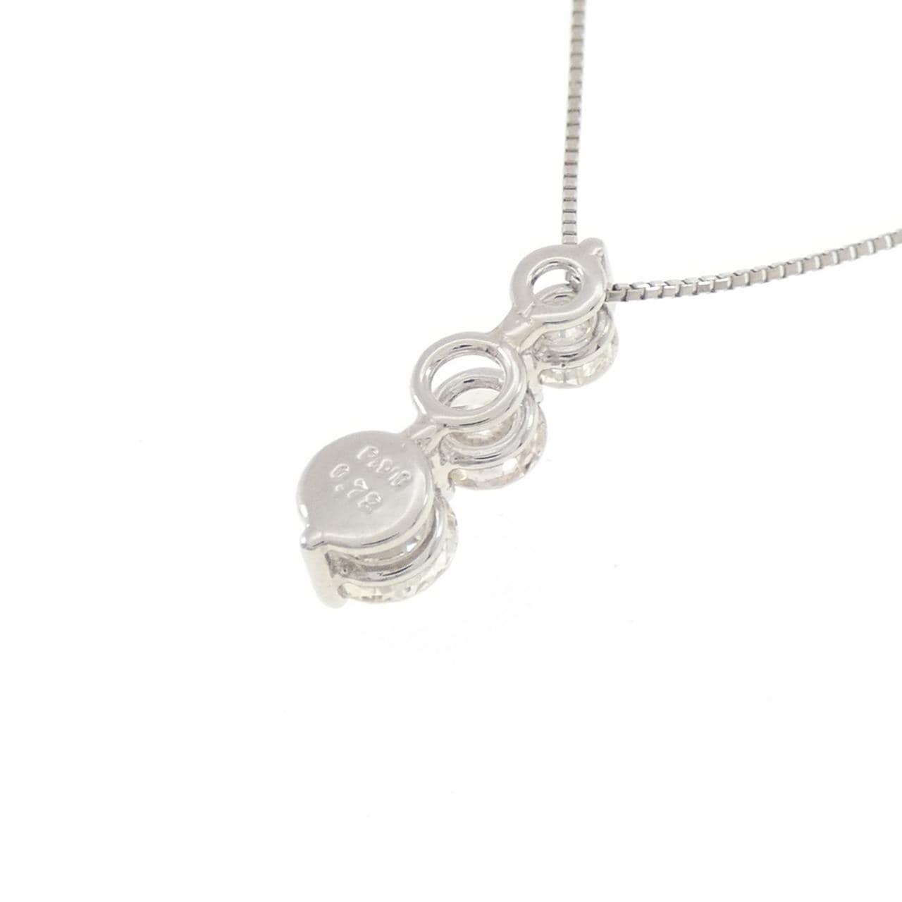 PT900/PT850 ダイヤモンド ネックレス 0.72CT