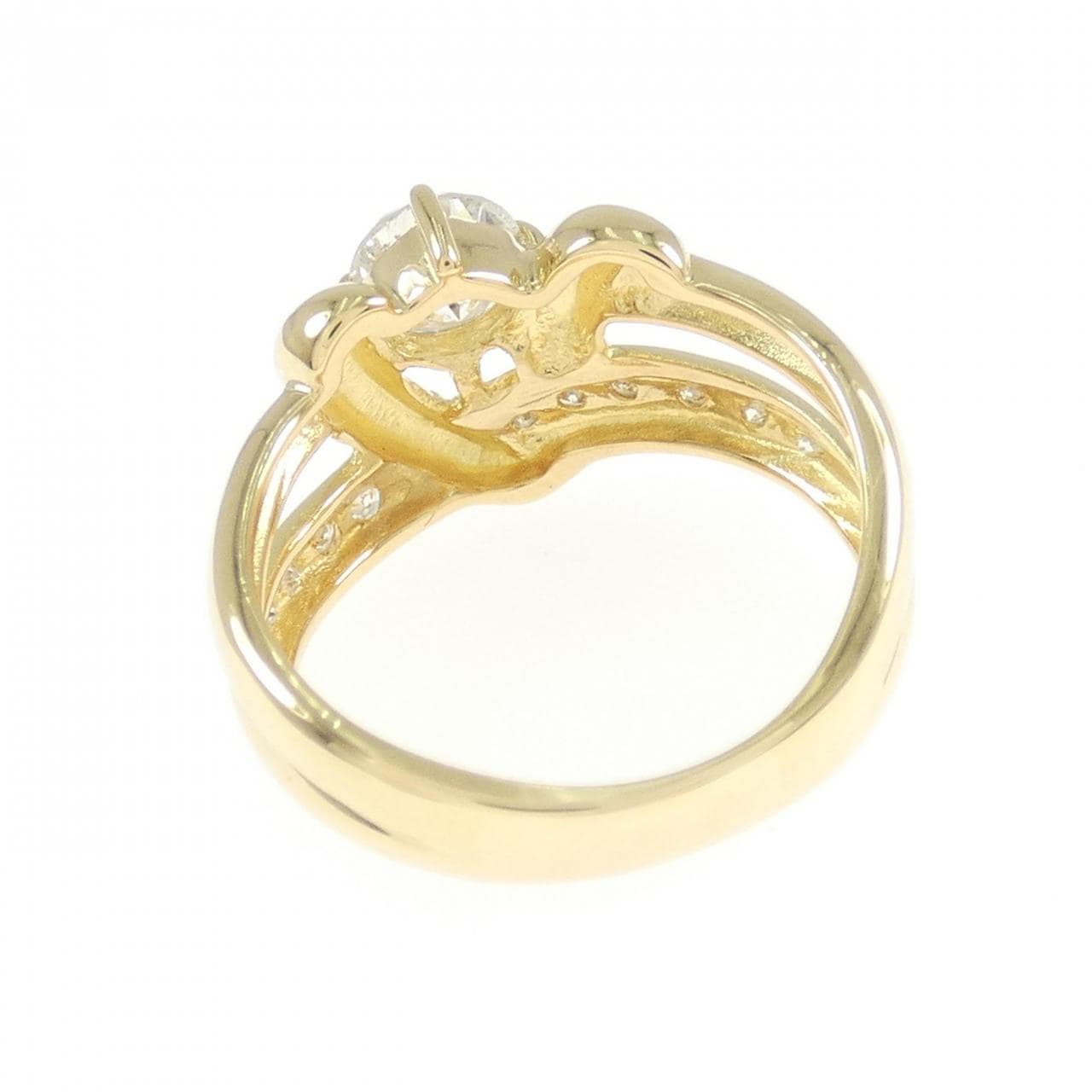 K18YG ダイヤモンド リング 0.50CT