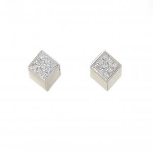 K18WG ダイヤモンド ピアス 0.2CT