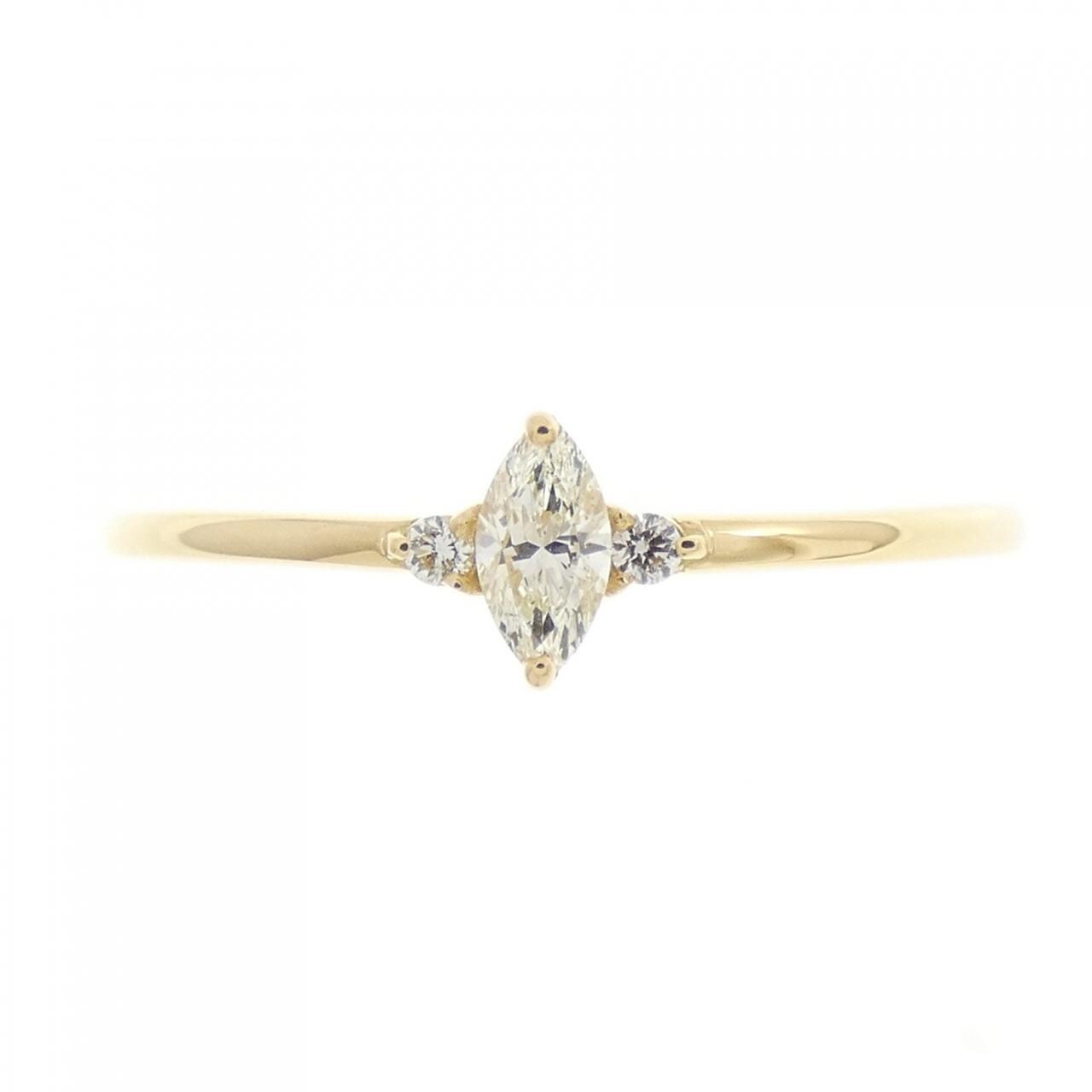 [新品] K18YG鑽石0.10CT