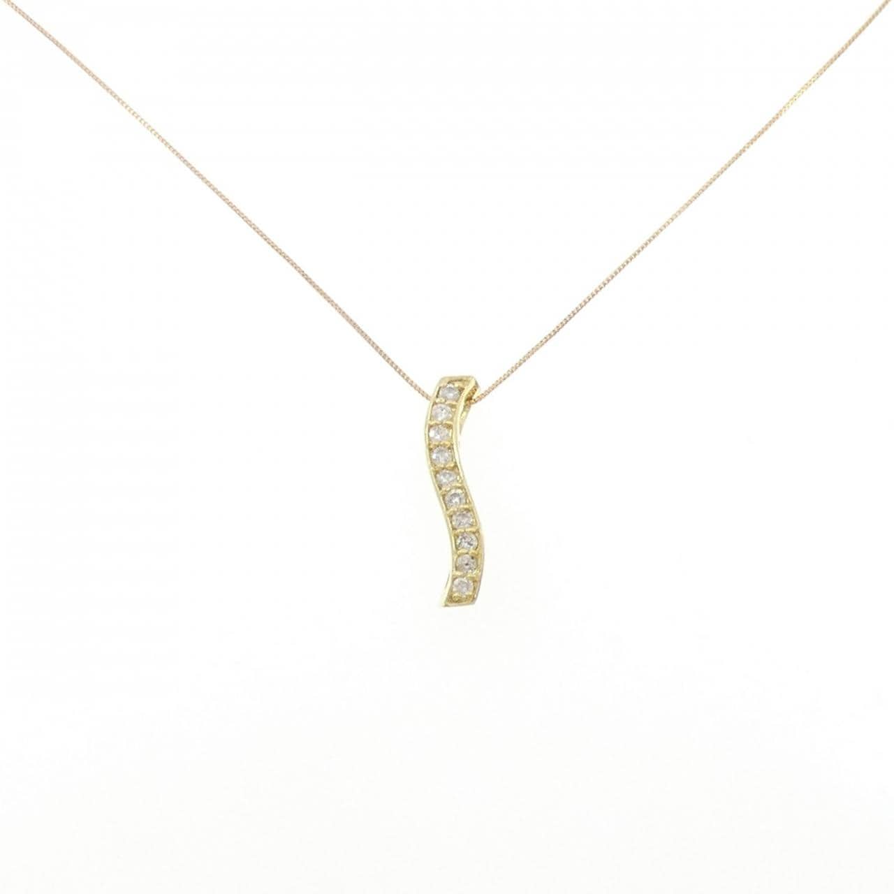K18YG ダイヤモンド ネックレス 0.26CT