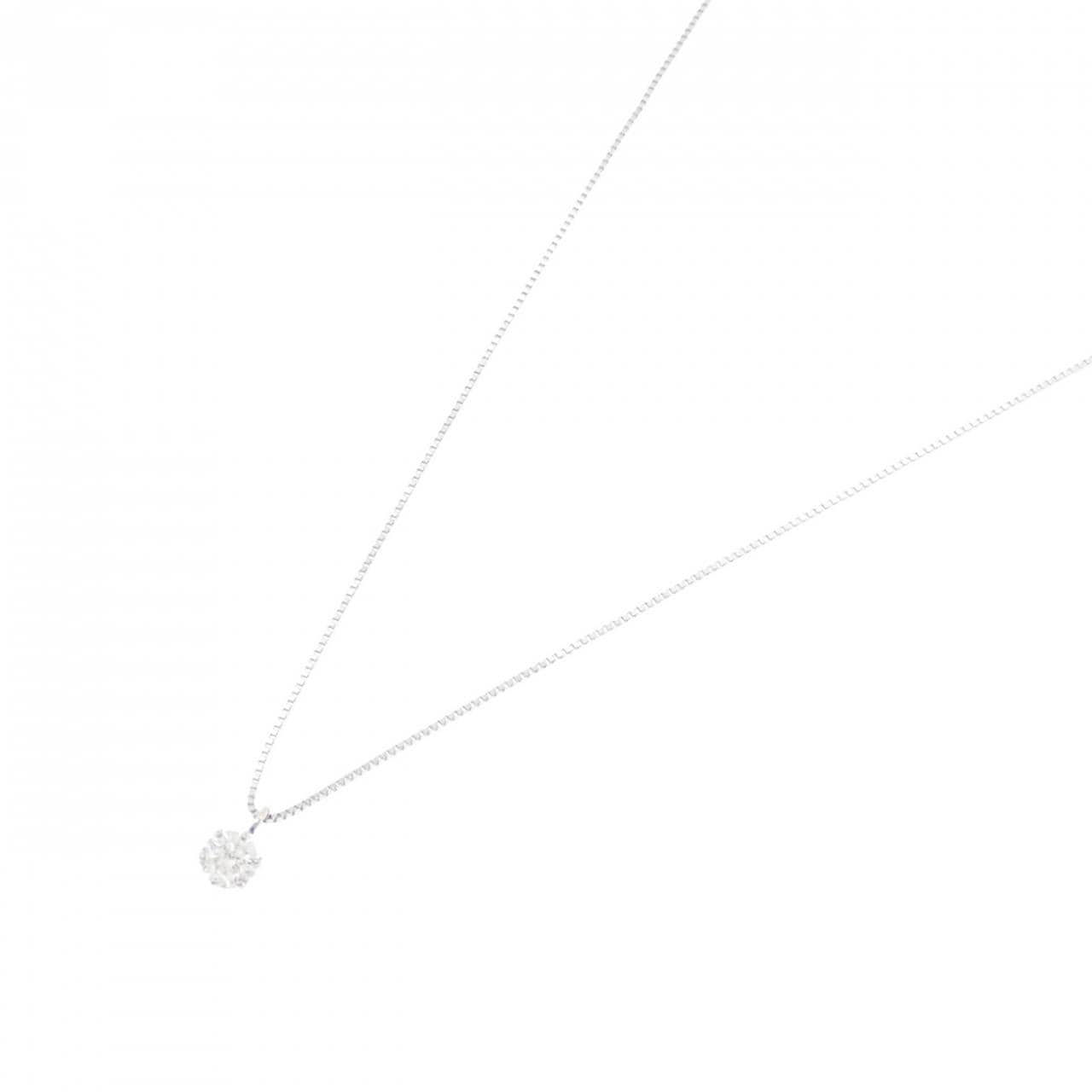 PT900/PT850 ダイヤモンド ネックレス 0.236CT