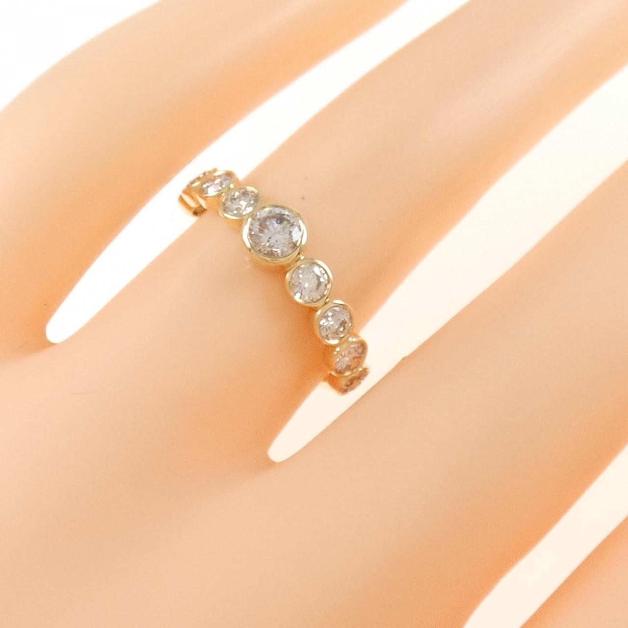 【新品】K18YG ダイヤモンド リング 0.79CT