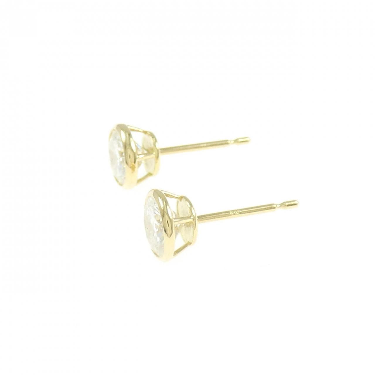 【リメイク】K18YG/ST ダイヤモンド ピアス 0.663CT 0.715CT I I1 VG-GOOD