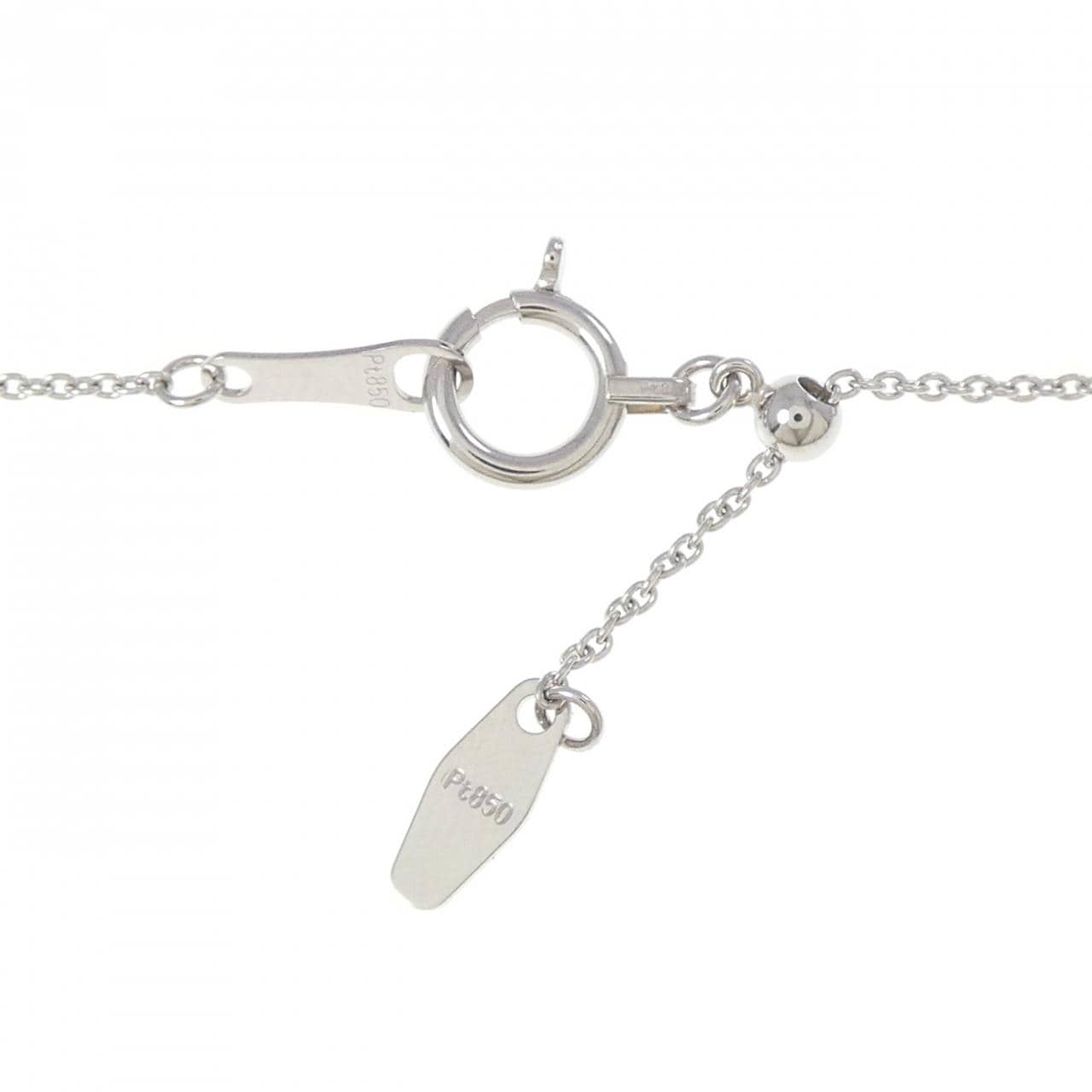 【リメイク】PT900/PT850 ソリティア ダイヤモンド ネックレス 0.382CT D SI1 3EXT