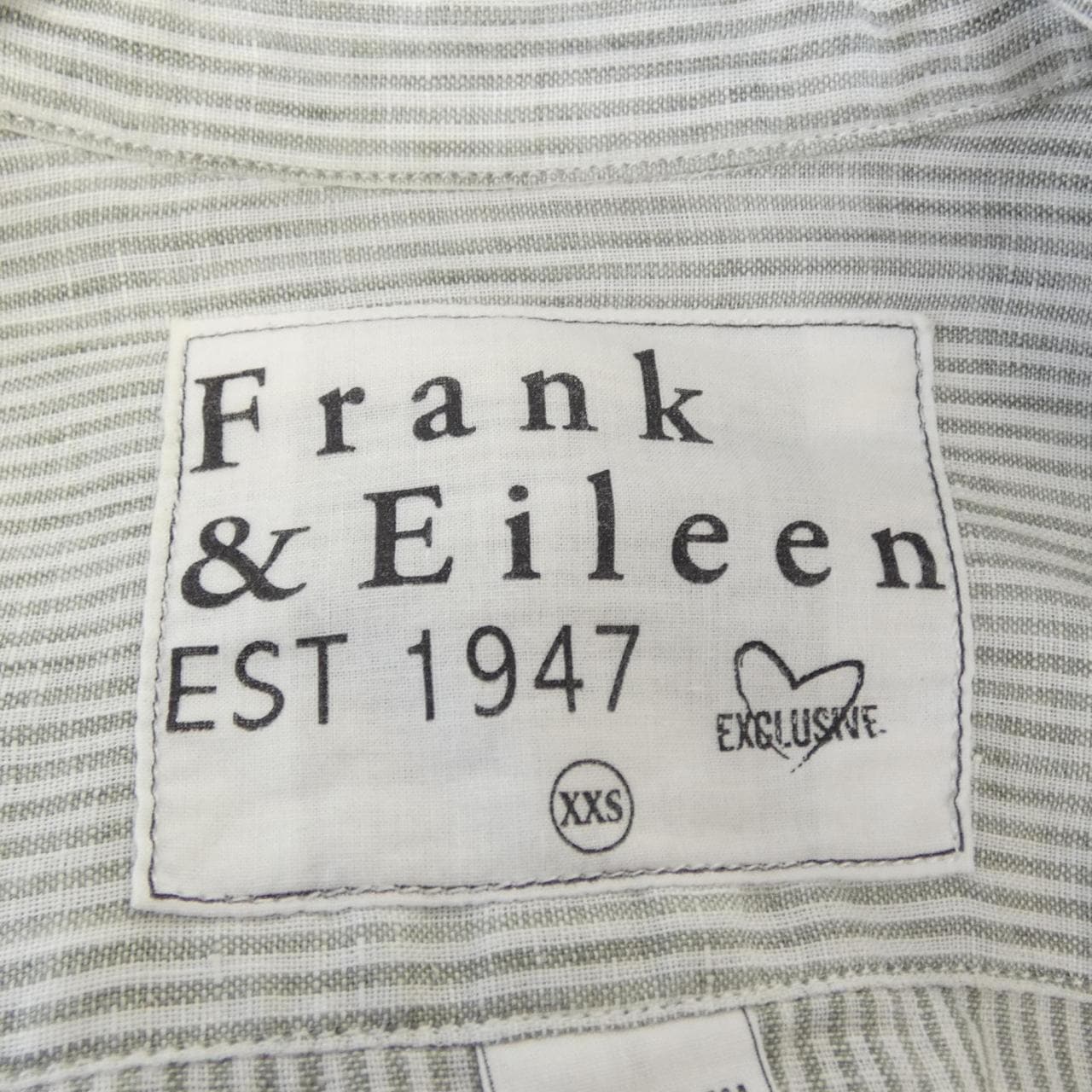 フランクアンドアイリーン FRANK&EILEEN シャツ