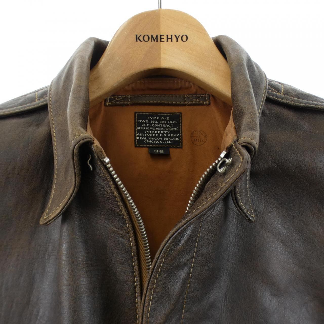 Real McCOYS REAL McCOYS 20 Aniv。皮夹克