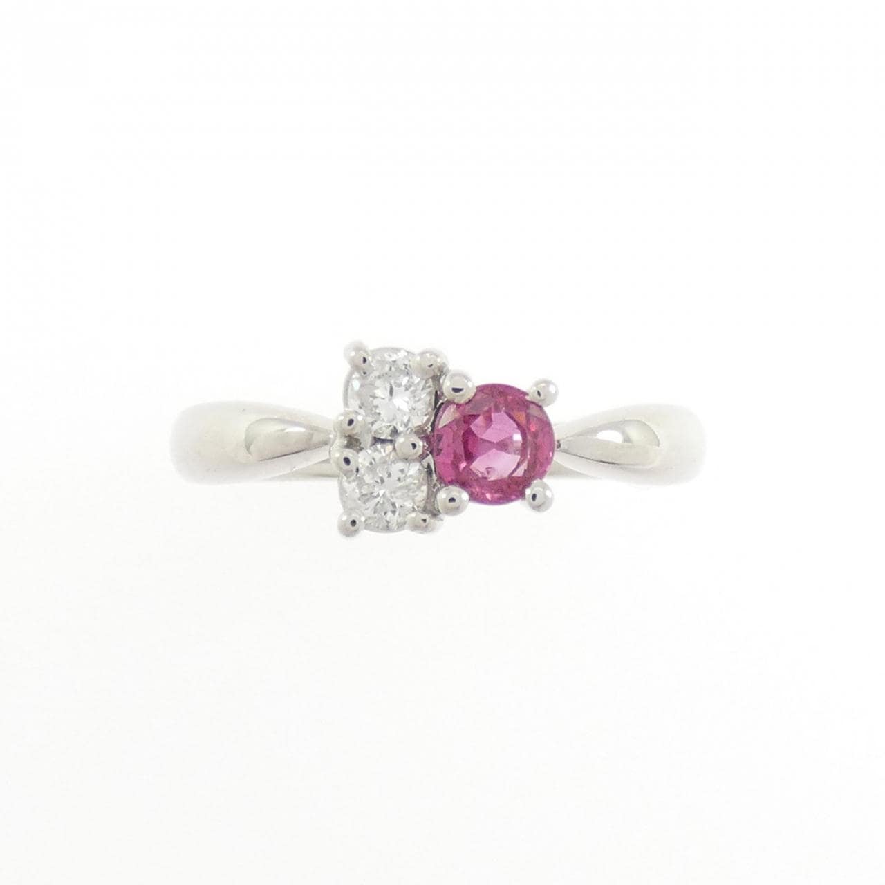 PT900 ルビー リング 0.35CT