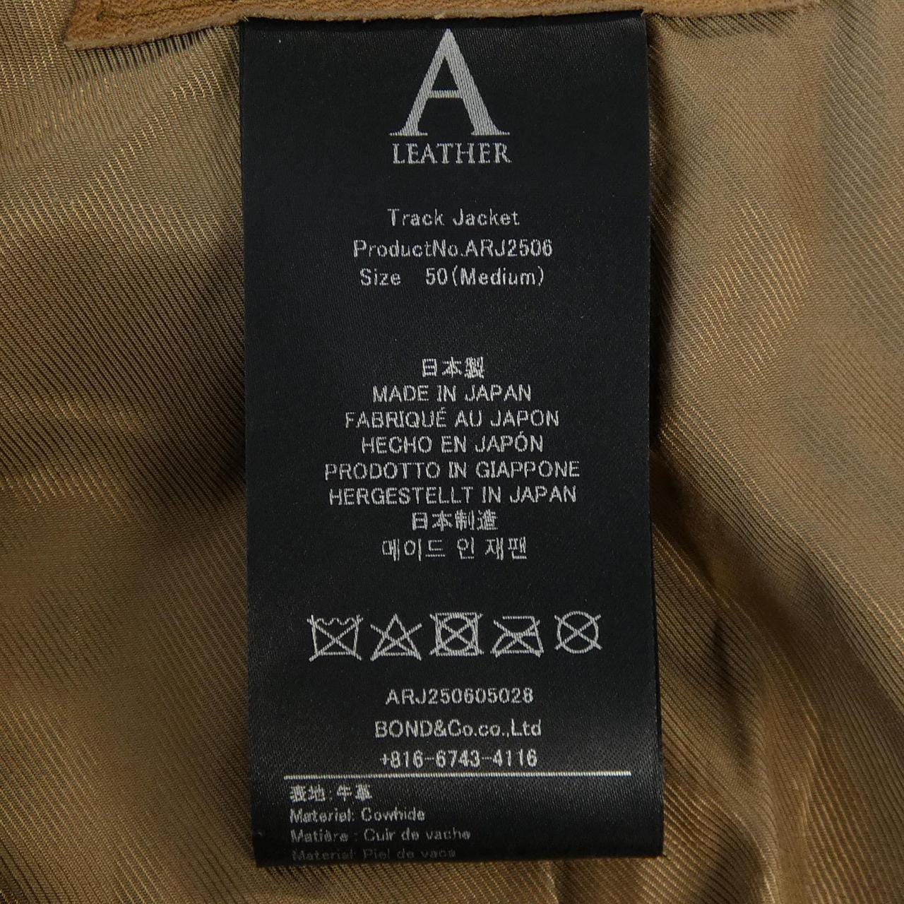 A LEATHER ARJ2506/TRACK JACKET レザージャケット