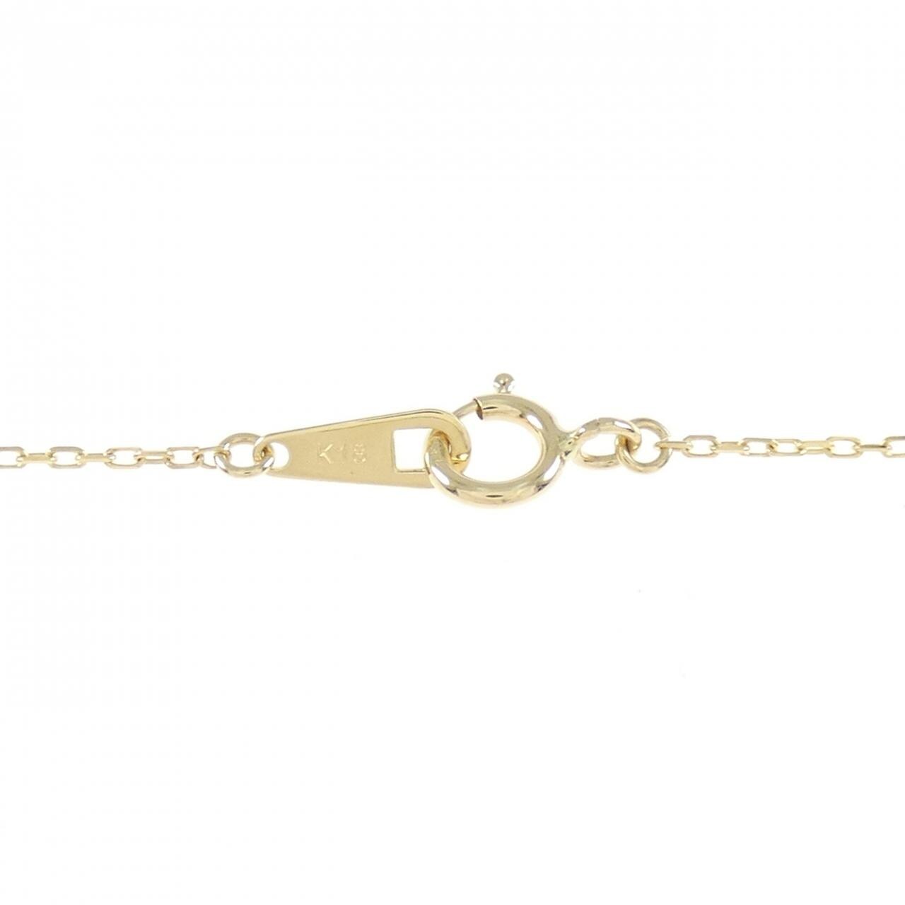 K18YG ダイヤモンド ネックレス 0.15CT