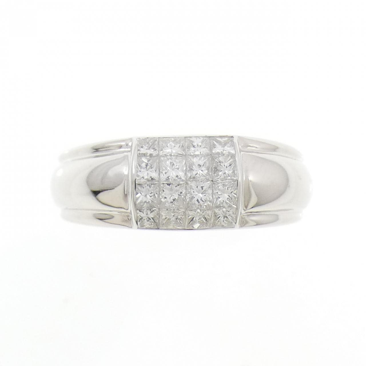 K18WG ダイヤモンド リング 0.64CT