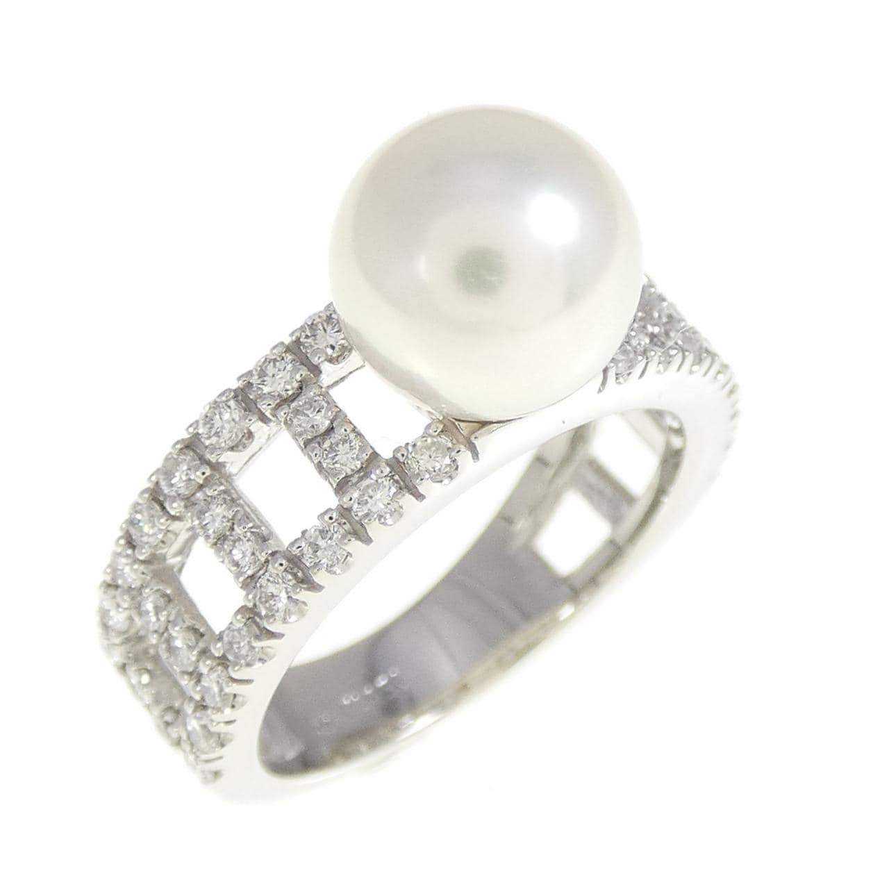 ミキモト アコヤ パール ダイヤ リング パール8.0mm 13号【21349】 コメ兵｜ミキモト アコヤパール リング 8mm｜MIKIMOTO｜ブランド