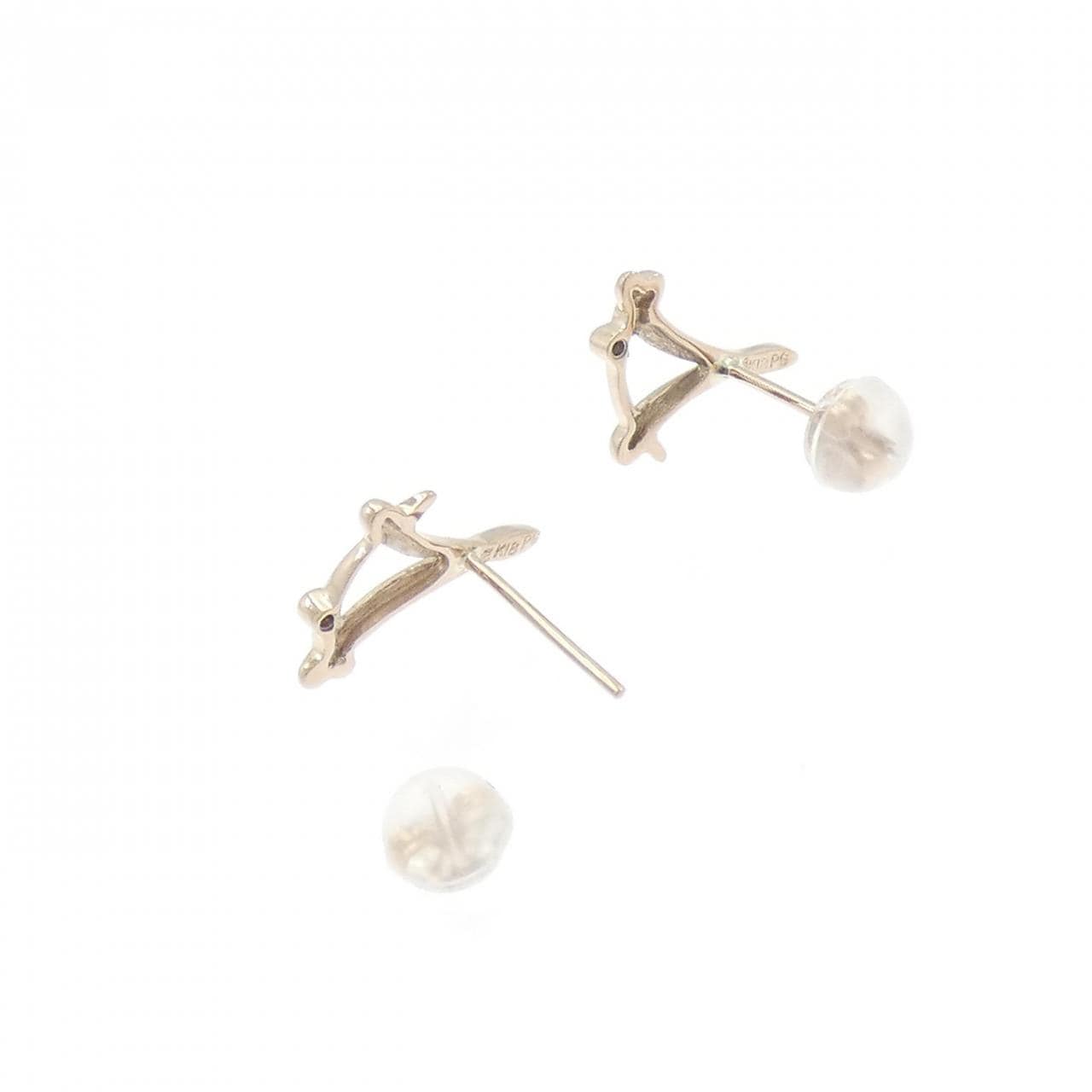 K18PG ダイヤモンド ピアス