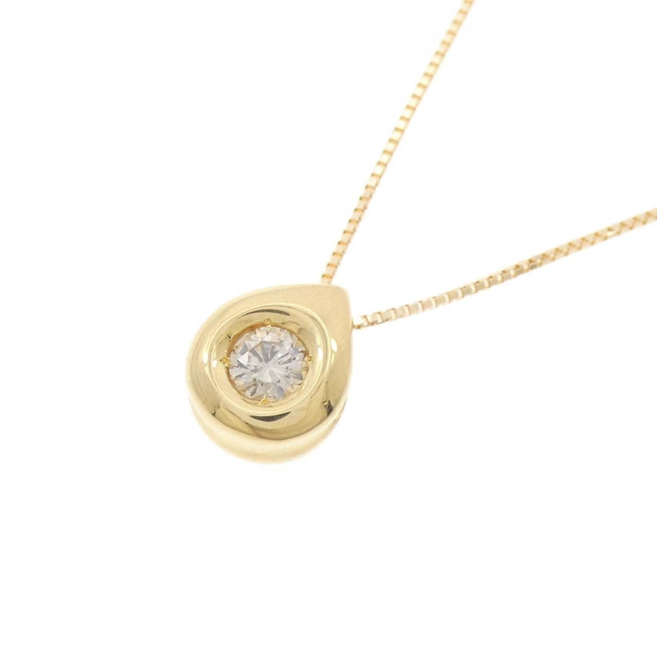 K18YG ダイヤモンド ネックレス 0.20CT