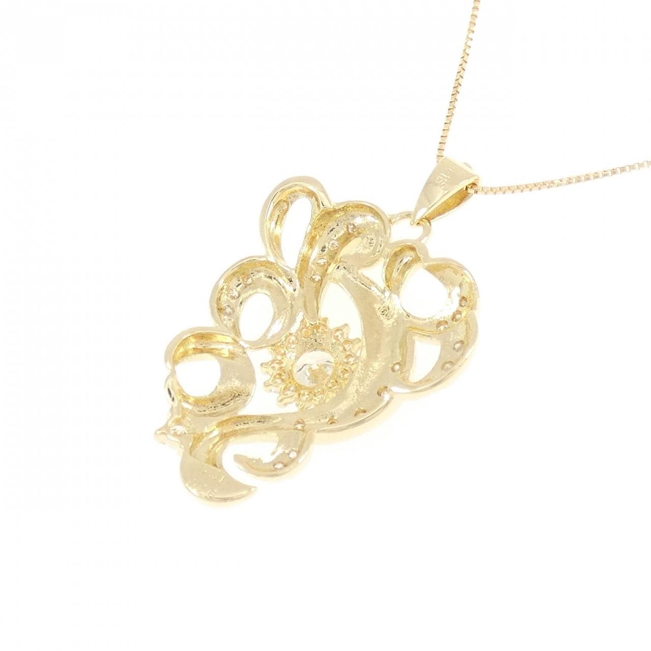 K18YG ダイヤモンド ネックレス 0.31CT