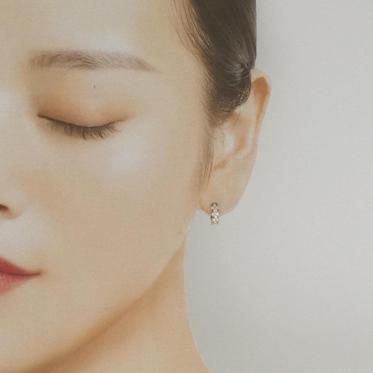 ポンテヴェキオ ダイヤモンド ピアス 0.30CT