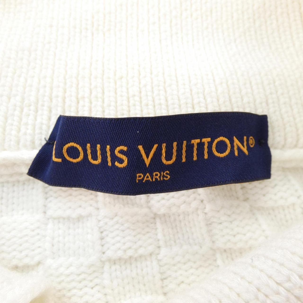 ルイヴィトン LOUIS VUITTON LVダミエウールブレンドプルオーバー HPN63WTZ8 ニット