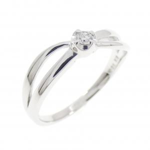 K18WG ダイヤモンド リング 0.05CT