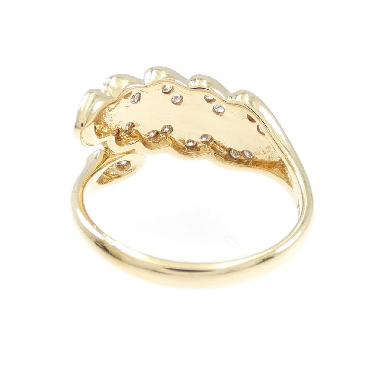 K18YG ダイヤモンド リング 0.19CT