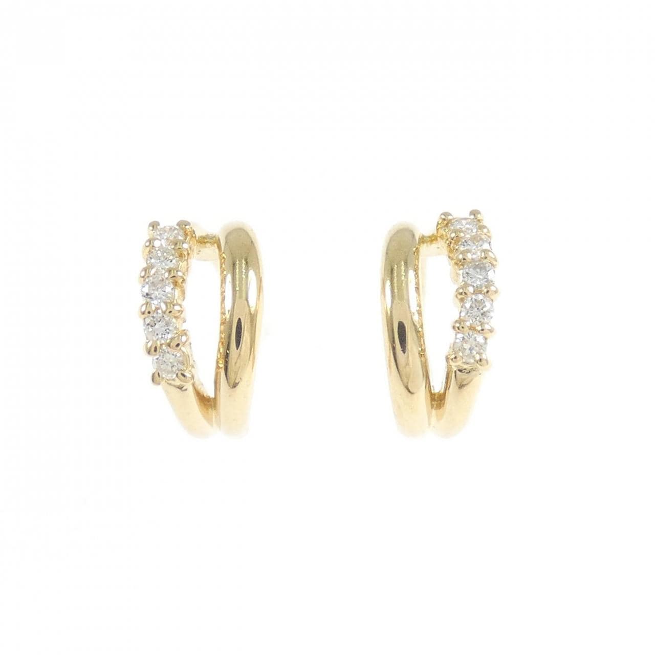 K18YG ダイヤモンド ピアス