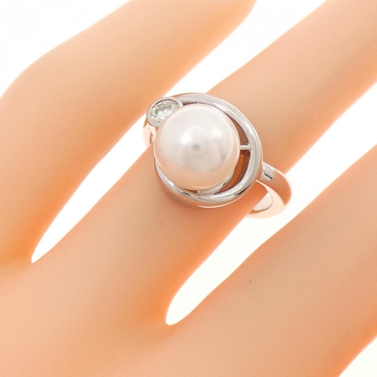 PT900 アコヤパール リング 8.8mm
